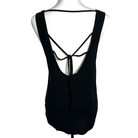 VICTORIA'S SECRET‎ PINK Women's Small Black Super Soft Athletic Tank Top Tunic - Picture 2 of 6